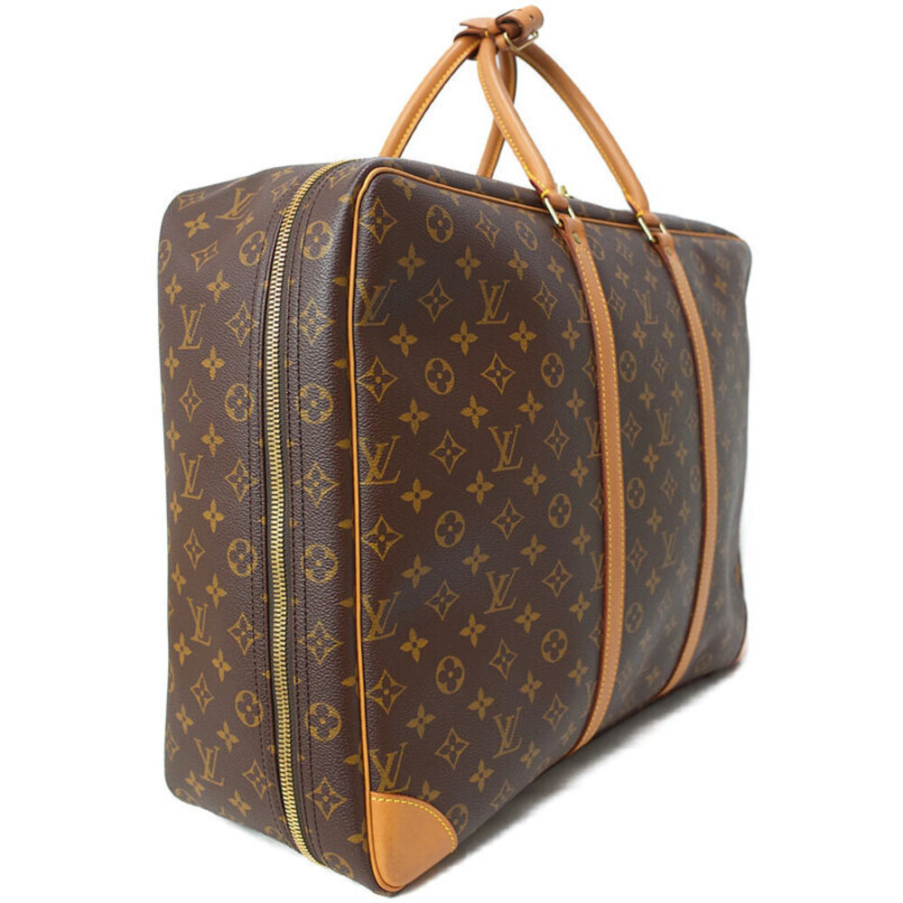 Louis Vuitton Monogram Bag Brown Sirius Boston Leather